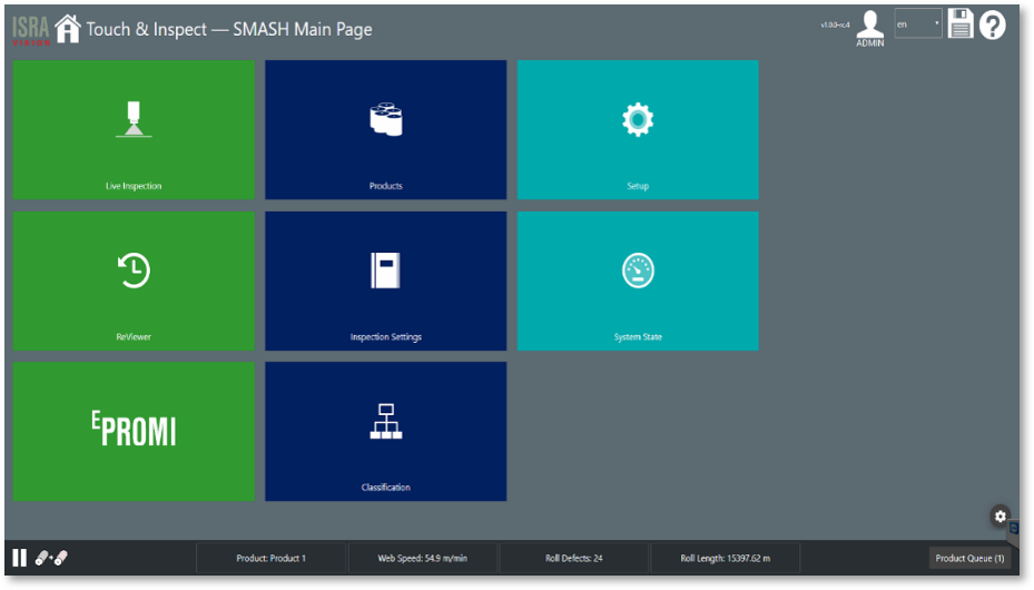ISRA SMASH GUI Interface ISRA SMASH GUI Interface